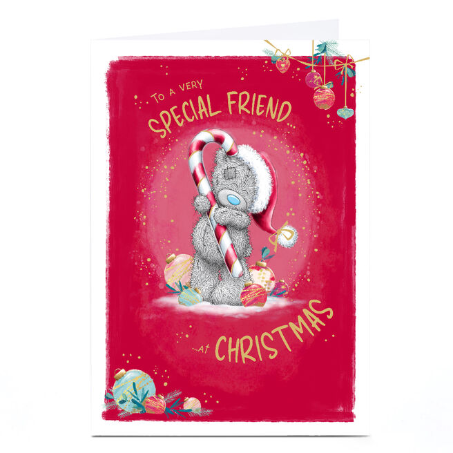 Personalised Tatty Teddy Christmas Card - To a Very Special Friend