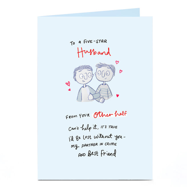 Valentine's Day Card - Five Star Husband