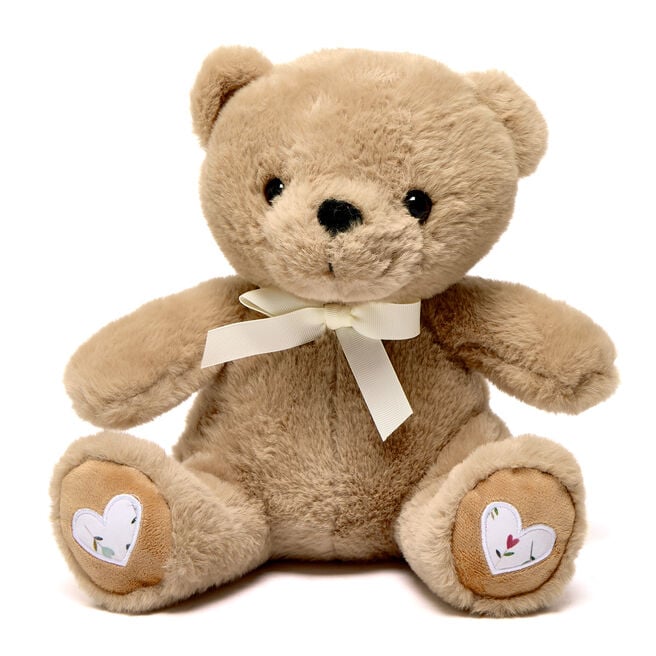 Medium Floral Hearts Bear Soft Toy
