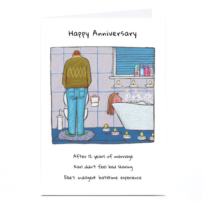 Personalised Anniversary Card - After Years Of Marriage...