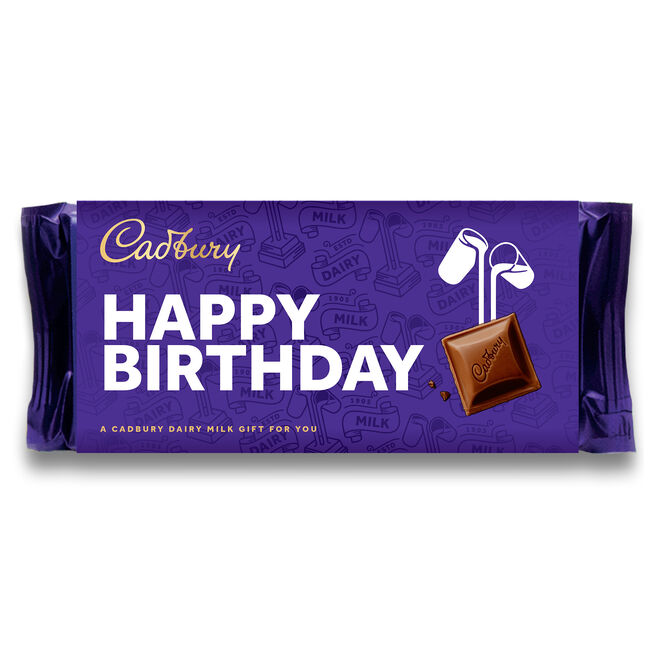 Cadbury Dairy Milk Happy Birthday Bar 110g