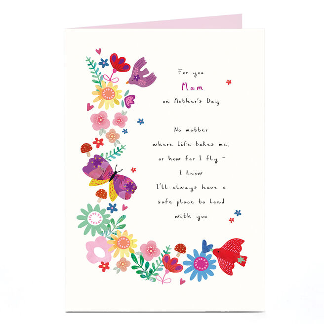 Mother's Day Card - For You Mam On Mother's Day