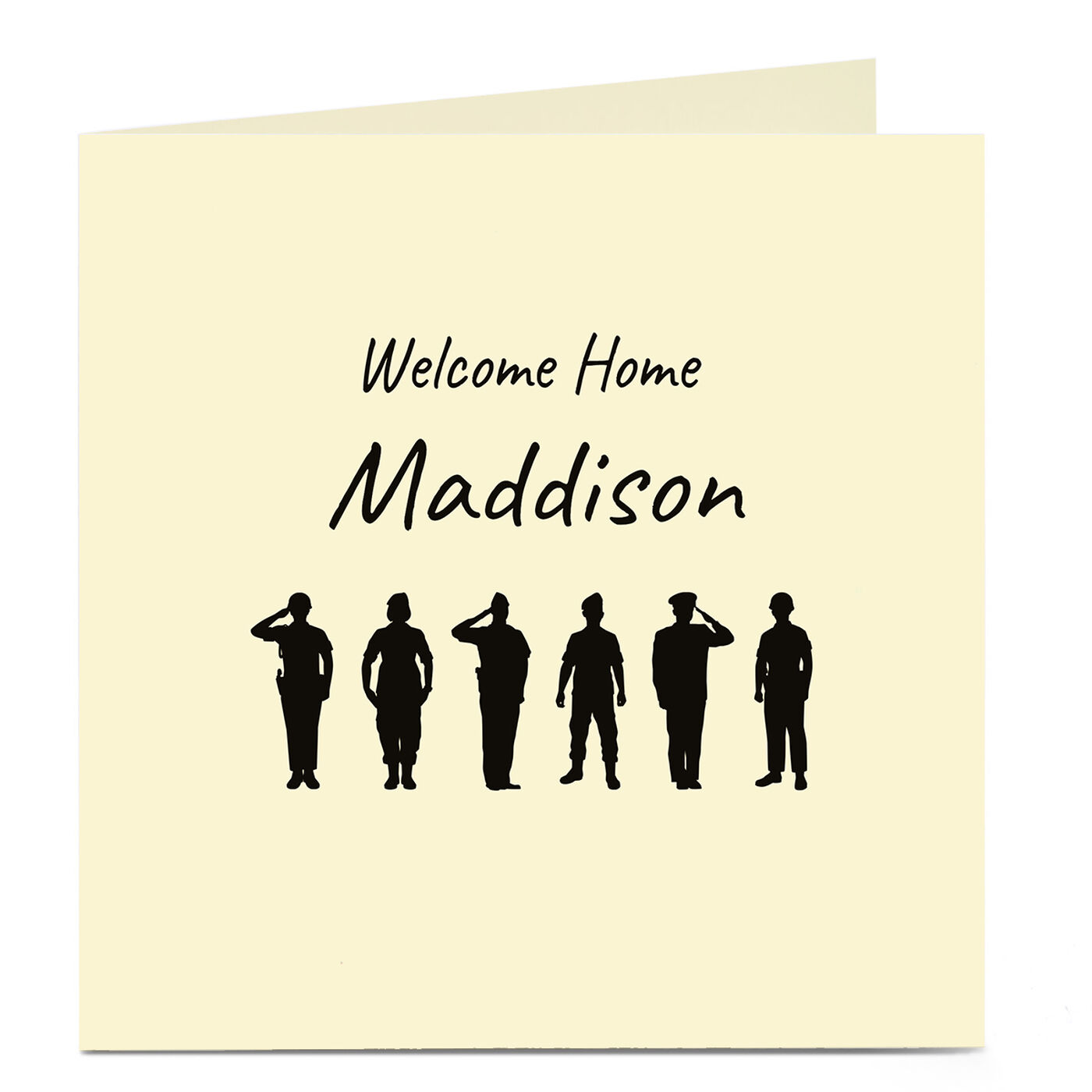 Buy Personalised Military Card - Welcome Home for GBP 3.29 | Card Factory UK
