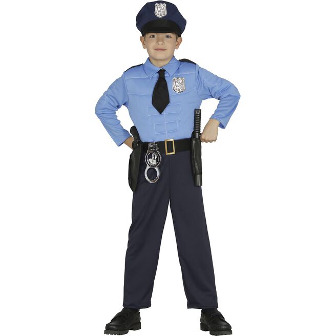 Policeman Children's Fancy Dress Costume 