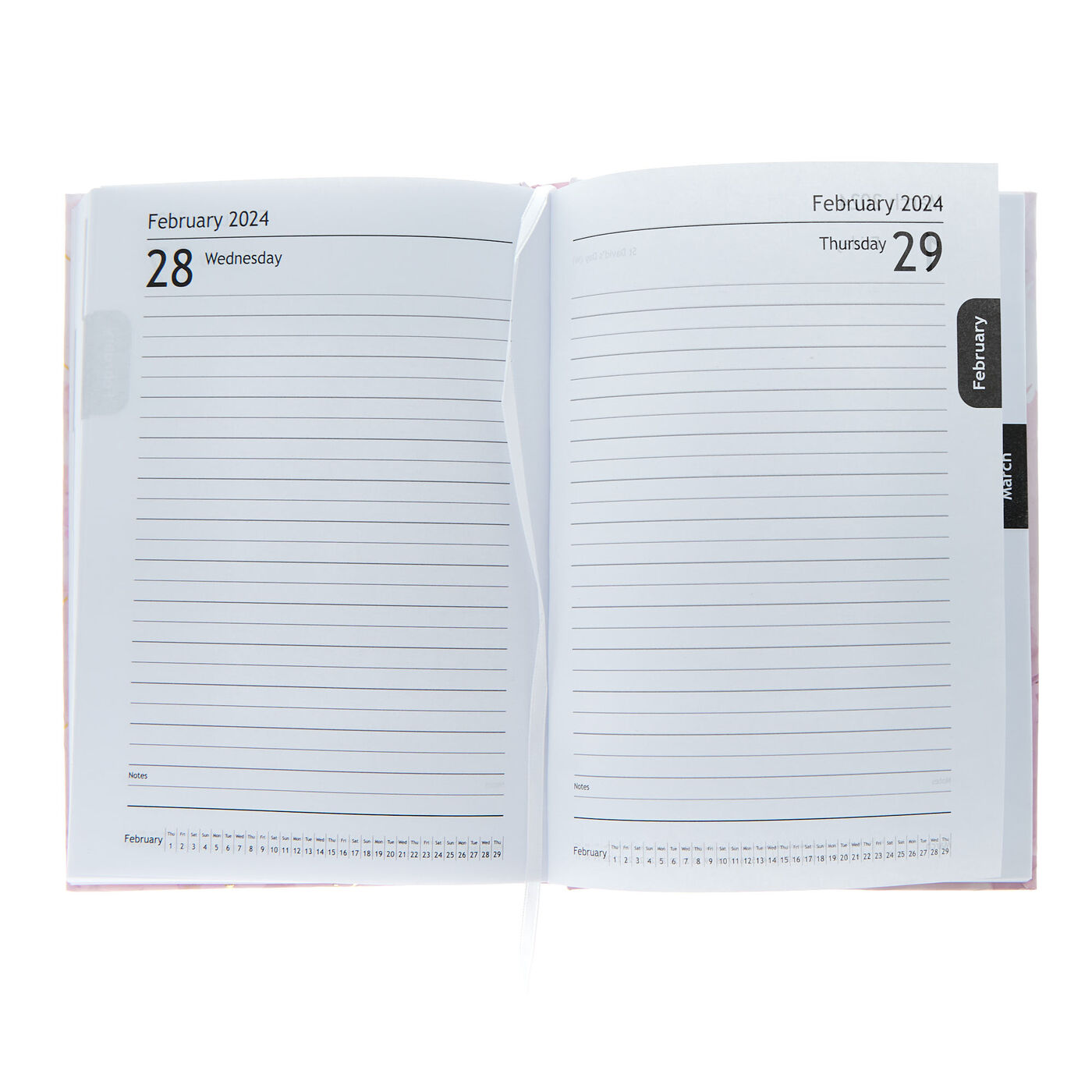 Buy A5 PageADay Pink 2024 Academic Diary for GBP 1.99 Card Factory UK