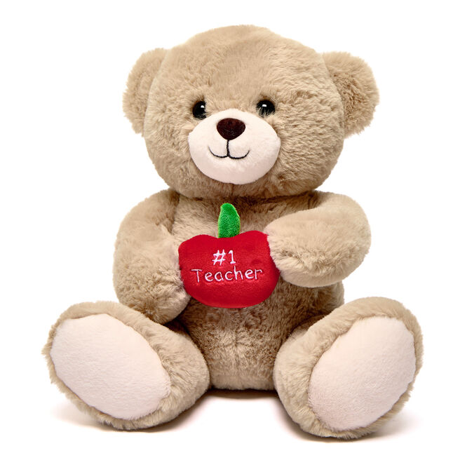 Number 1 Teacher Teddy Bear Soft Toy