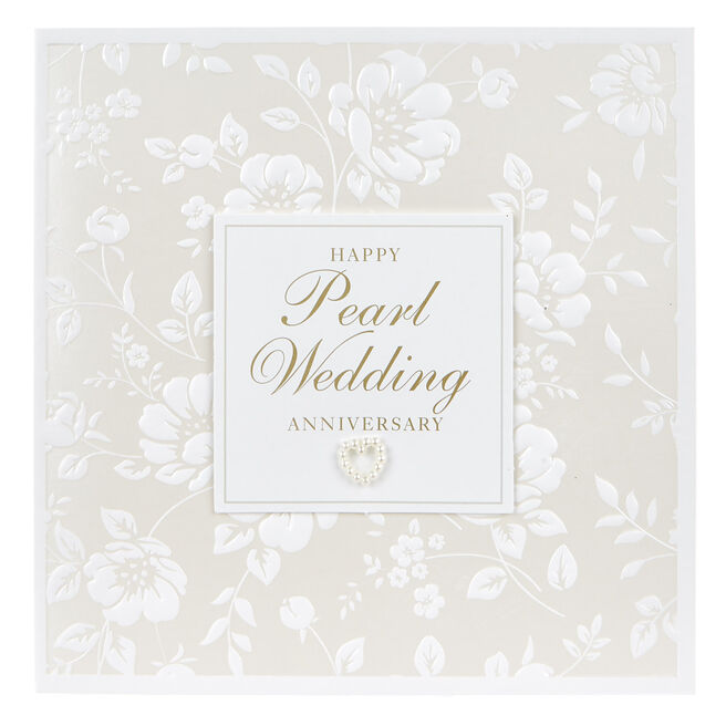 30th Anniversary Cards Pearl Wedding Anniversary Cards Invites Card Factory Say your happy anniversary! with a card you can personalize, even if you're not a crafty creative type. 30th anniversary cards pearl wedding