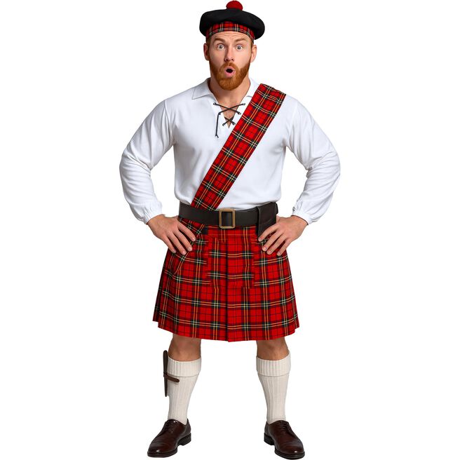Scotsman Adult Fancy Dress Costume 