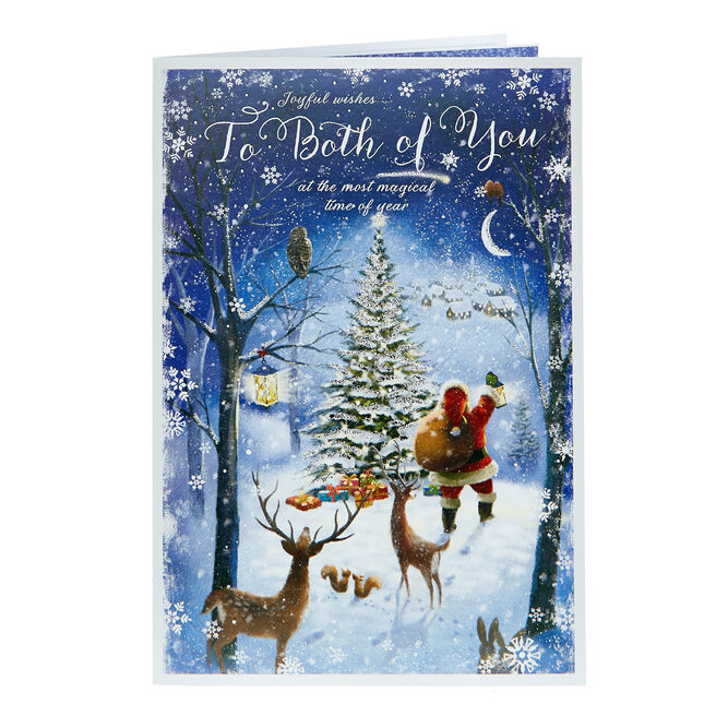 Christmas Card - Joyful Wishes To Both Of You