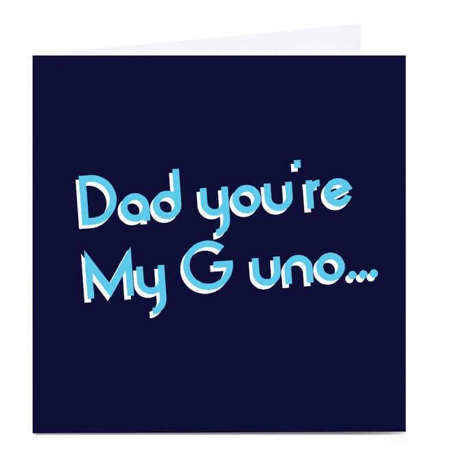 Personalised Streetgreets Father's Day Card - Dad You're my G