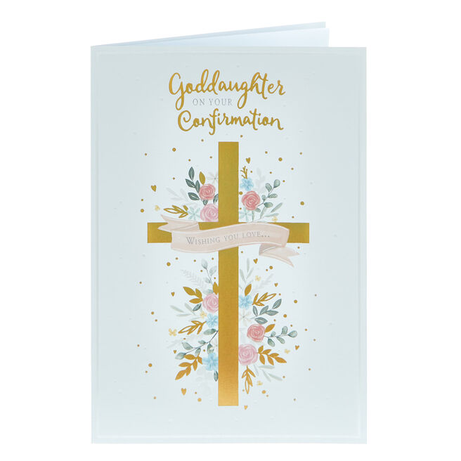Confirmation Card - Goddaughter Wishing You Love