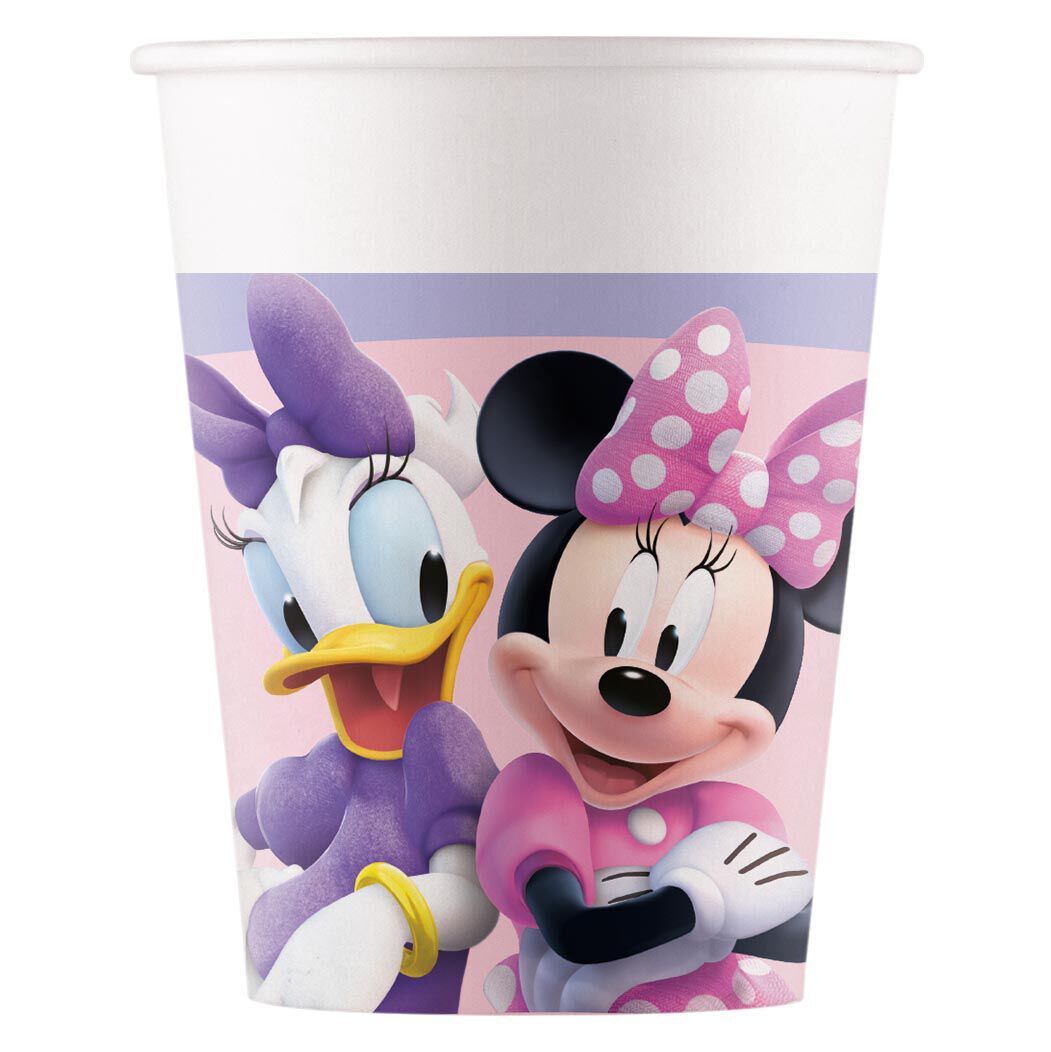 Minnie Mouse Party-Set 37-teilig - Teller, Becher, Servietten & Tischdecke Für 8 Kinder