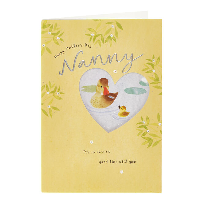 Nanny Cute Ducks Mother's Day Card