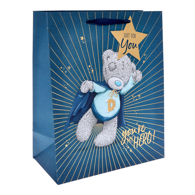 You're My Hero Tatty Teddy Large Portrait Gift Bag