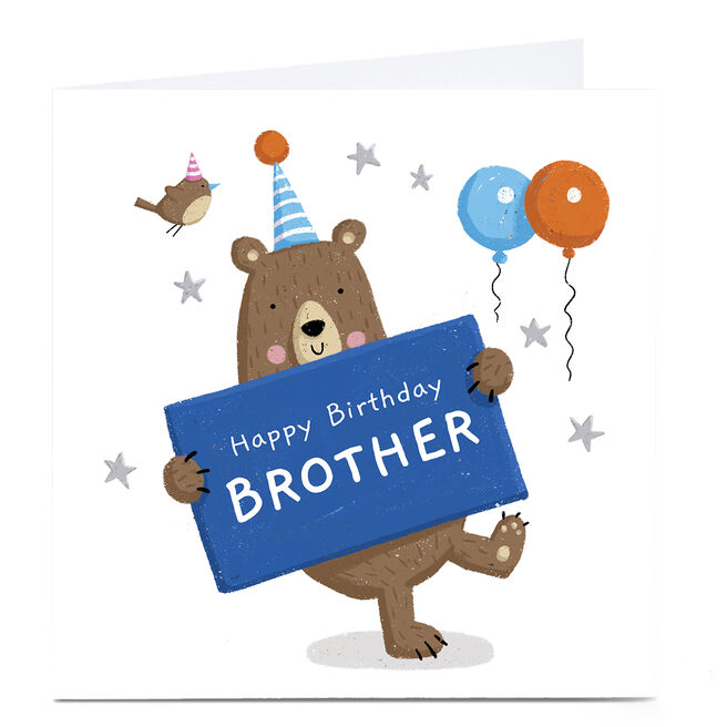 Personalised Dumpling Green Birthday Card - Brother