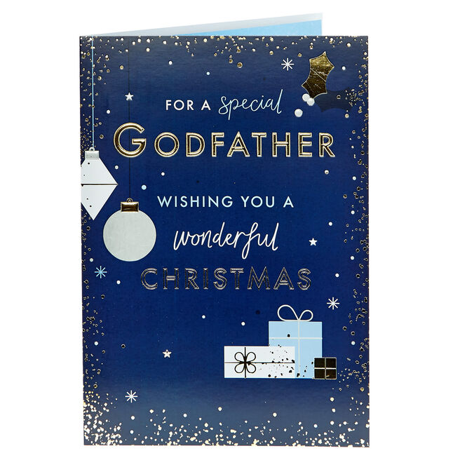 Christmas Card - For A Special Godfather