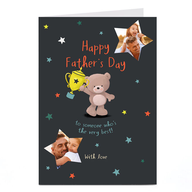 Photo Hugs Father's Day Card - Someone Who's The Very Best