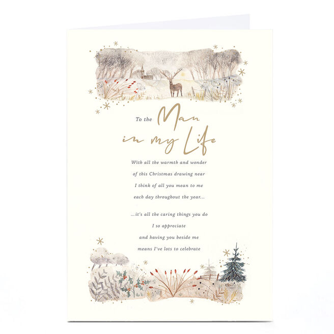 Christmas Card - To The Man In My Life