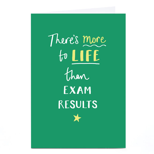 Exam Card - More To Life Than Exam Results