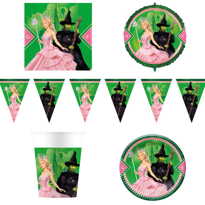 Wicked Party Tableware & Decoration Bundle - 16 Guests 