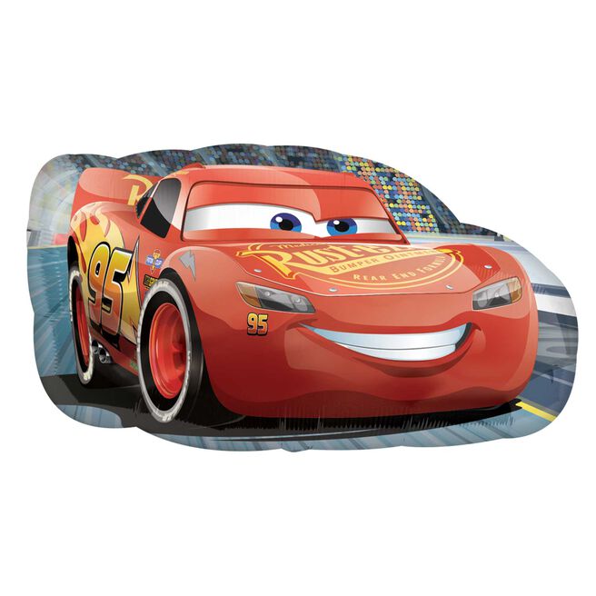 30-Inch Cars 3 Lightning McQueen SuperShape Foil Balloon