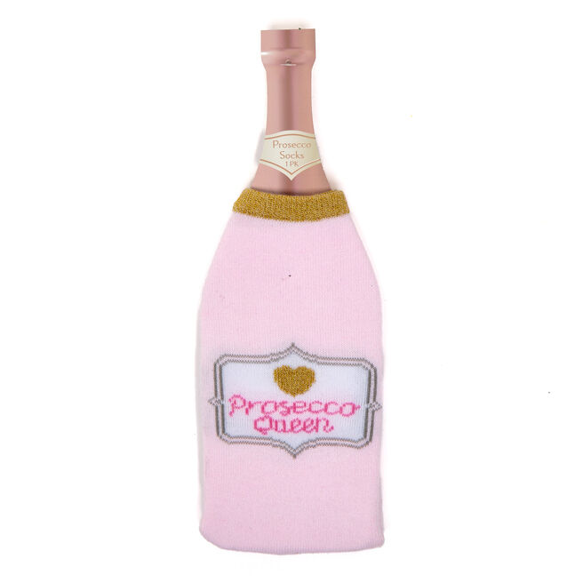 Prosecco Queen Novelty Socks
