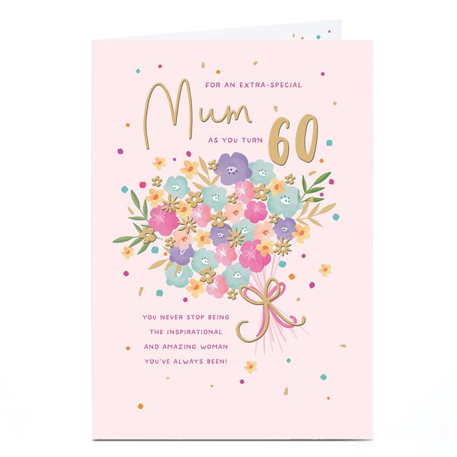 60th Birthday Card - Inspirational and Amazing Role Model, Mum