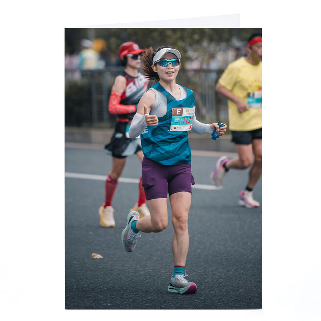 Photo Card - Marathon, Congratulations