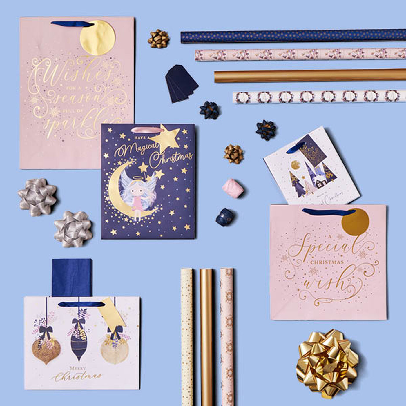 Midnight Forest 3M Gift Wrap Roll by Talking Tables main image 1