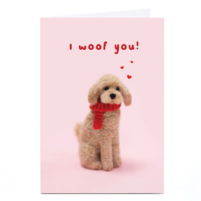 Lemon and Sugar Valentine's Day Card - Woof You
