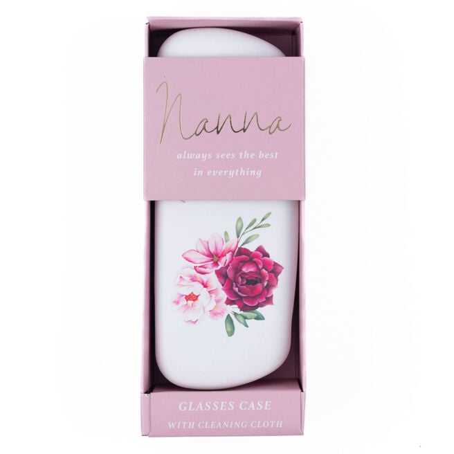 Nanna Floral Glasses Case & Cleaning Cloth
