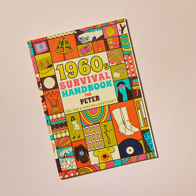 Personalised 1960s Nostalgia Survival Book - Paperback