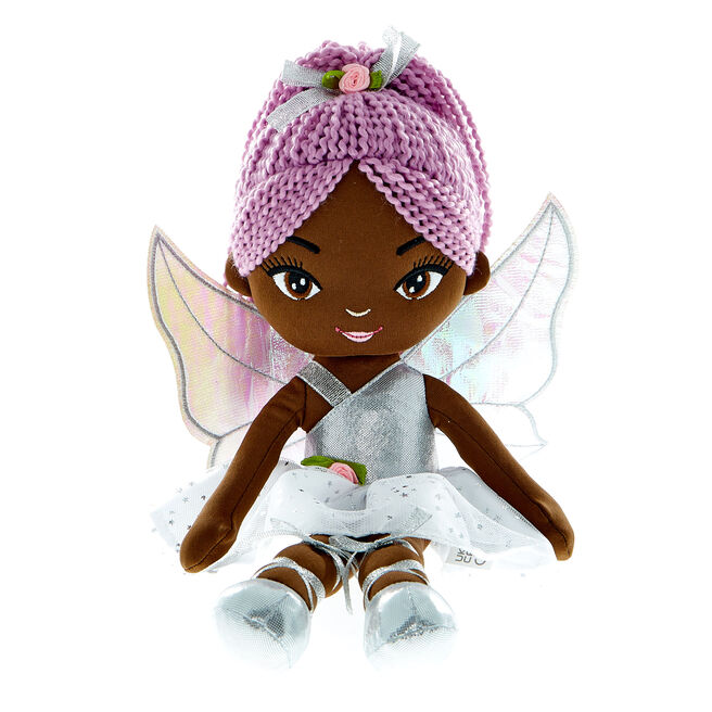 Silver Enchanted Fairy Plush Doll