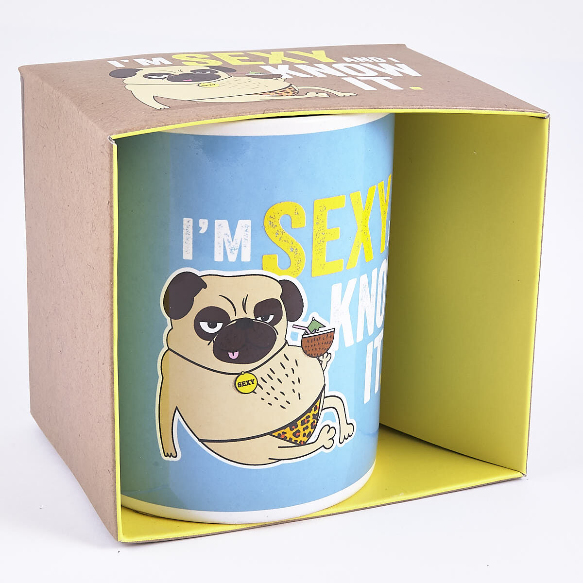 Buy I'm Sexy and I Know It' Large Pug Mug for GBP 3.99 | Card