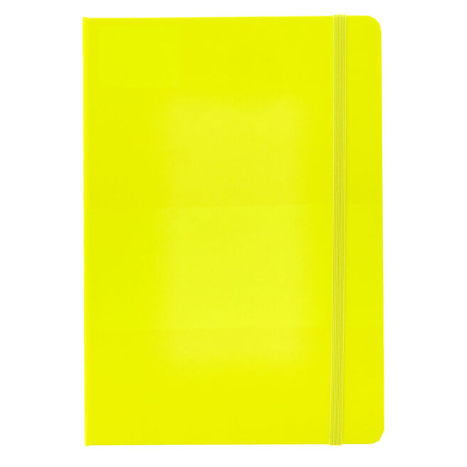 Yellow A5 Lined Notebook
