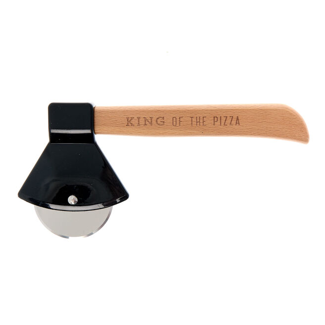 Dad King Of The Pizza Novelty Axe Pizza Cutter 