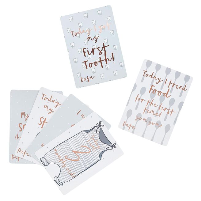 Baby Milestone Cards - Pack of 22