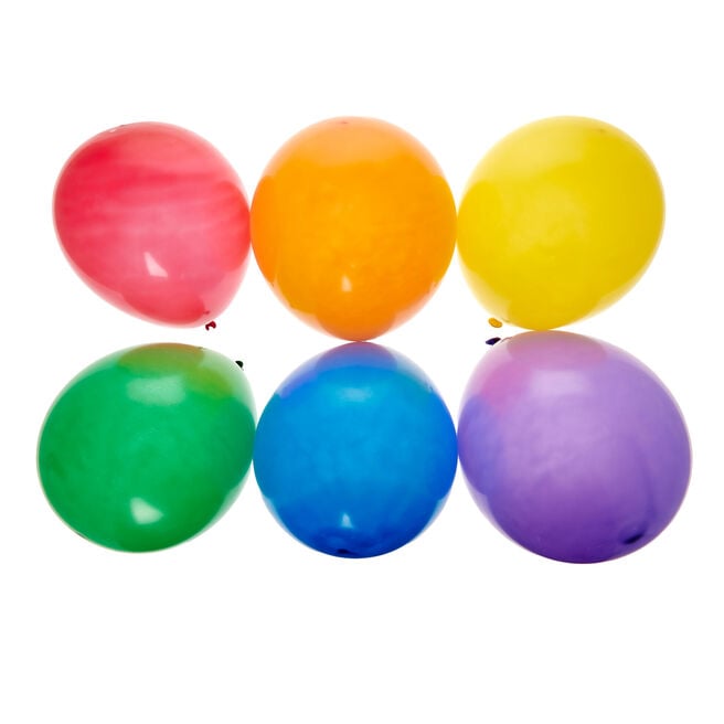 Rainbow Pride Latex Balloons - Pack of 18
