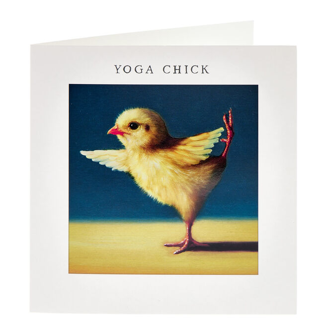 Yoga Chick Any Occasion Card