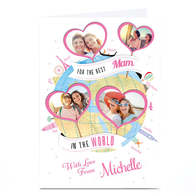 Photo Card - Mam Best In The World With Love From