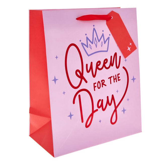 Queen for a Day Large Portrait Gift Bag