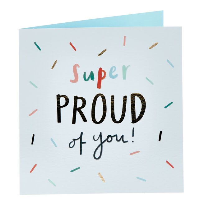 So Proud Of You Congratulations Card