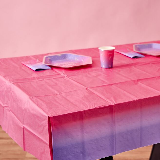 Pink Ombre Table Cover