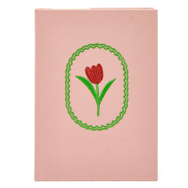 Spring Cottage A5 Embroidered Notebook