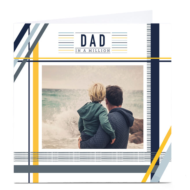 Personalised Father's Day Card - Dad In A Million