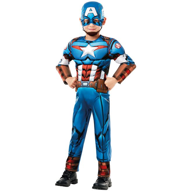 Captain America Children's Fancy Dress Costume