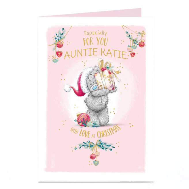 Personalised Tatty Teddy Christmas Card - Especially For You