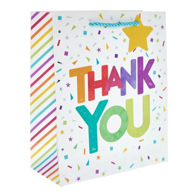 Medium Portrait Thank You Gift Bag