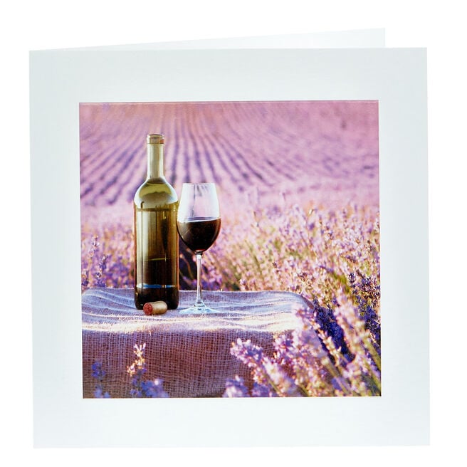 Any Occasion Card - Wine & Lavender