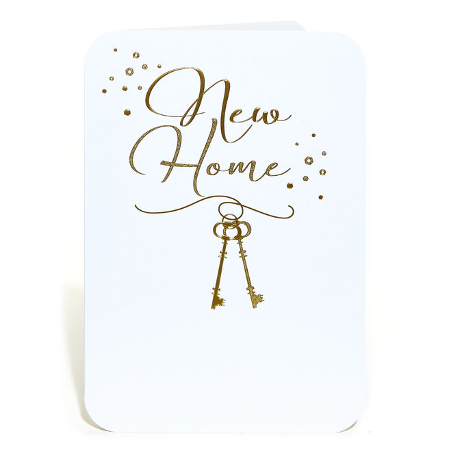 New Home Card - Gold Keys